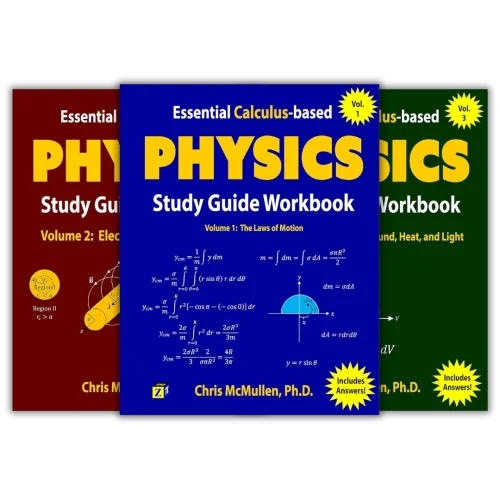 Learn Physics with Calculus Step-by-Step (3 book series)