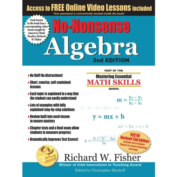 No-Nonsense Algebra, 2nd Edition Part of the Mastering Essential Math Skills Series No-Nonsense Algebra, 2nd Edition: Part of the Mastering Essential Math Skills Series (Stepping Stones to Proficiency in Algebra)